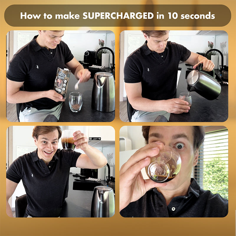 SUPERCHARGED – Science Enhanced Coffee Formula for Men 30+