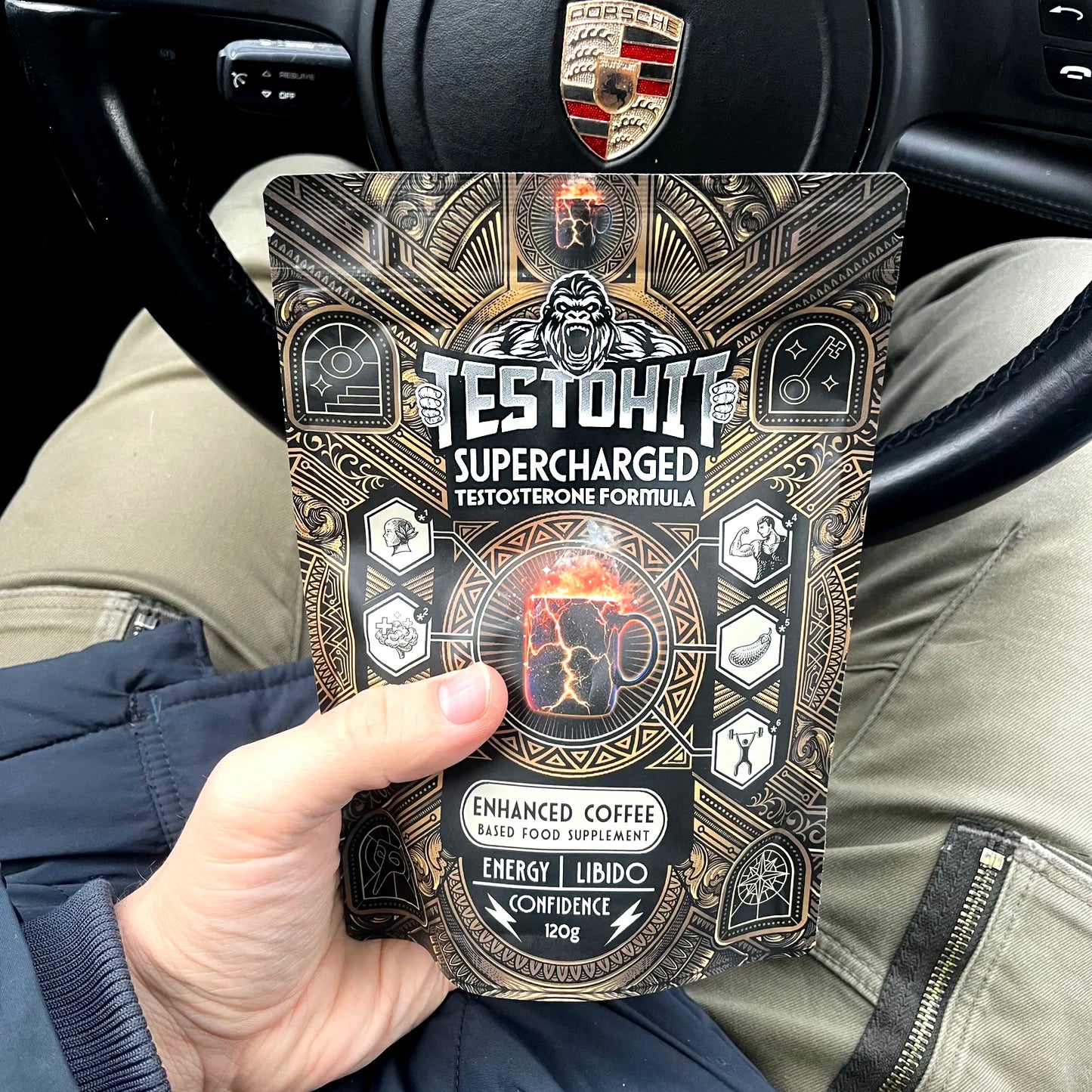 SUPERCHARGED – Science Enhanced Coffee Formula for Men 30+