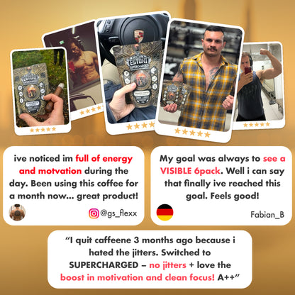 SUPERCHARGED – Science Enhanced Coffee Formula for Men 30+