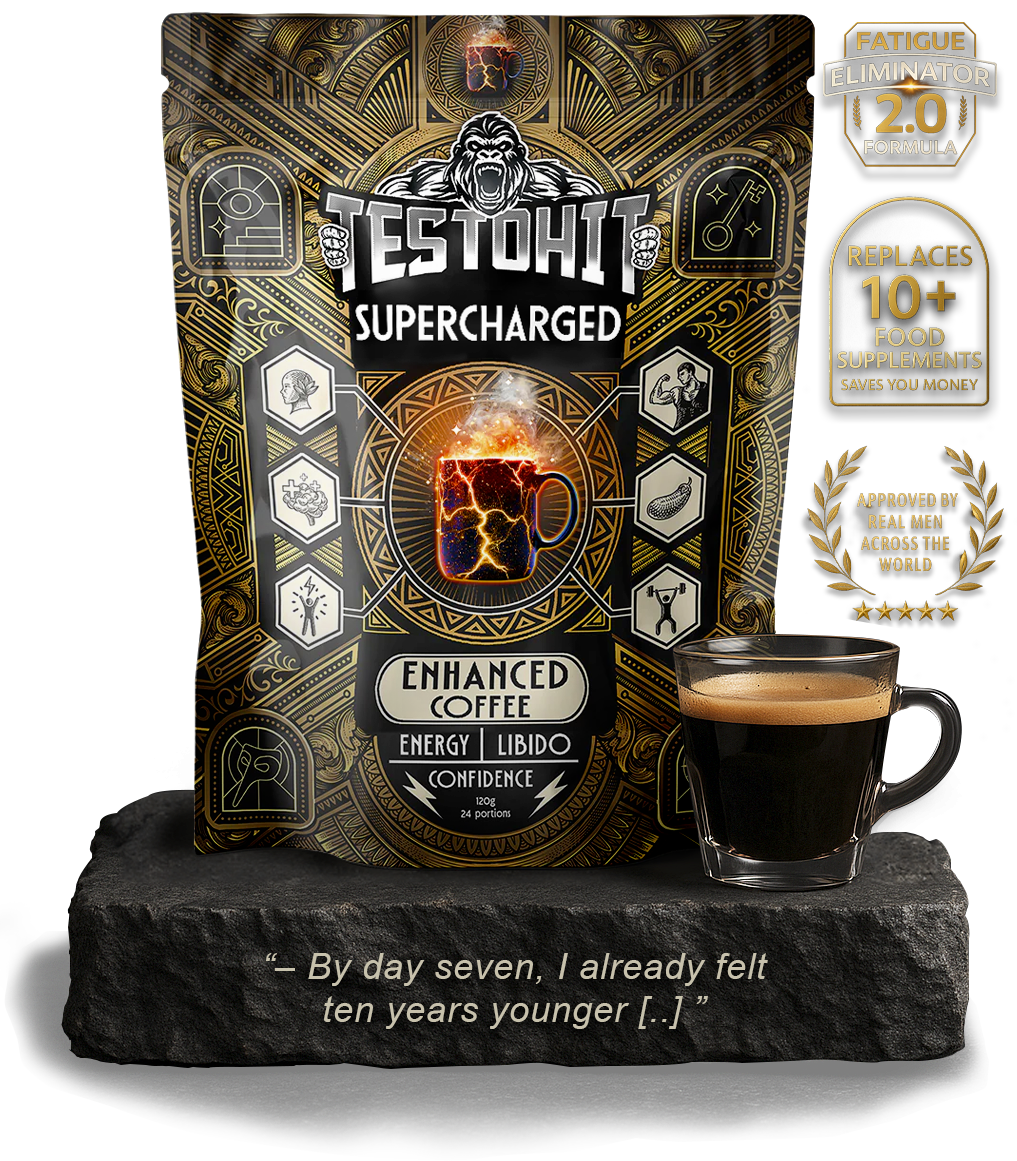 SUPERCHARGED – Probeer het – Dagelijkse prestaties, drive & focus – Ontwikkeld voor mannen 30+