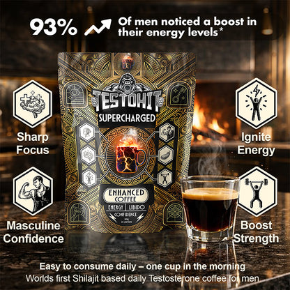 SUPERCHARGED – Testosterone Support Drink for Men | COFFEE 2.0