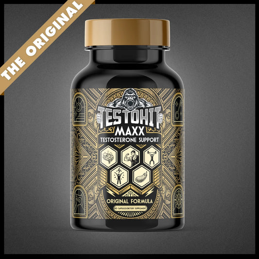 TESTOHIT MAXX™ – Wetenschappelijk onderbouwd voedingscomplex voor kracht, energie & zelfvertrouwen.