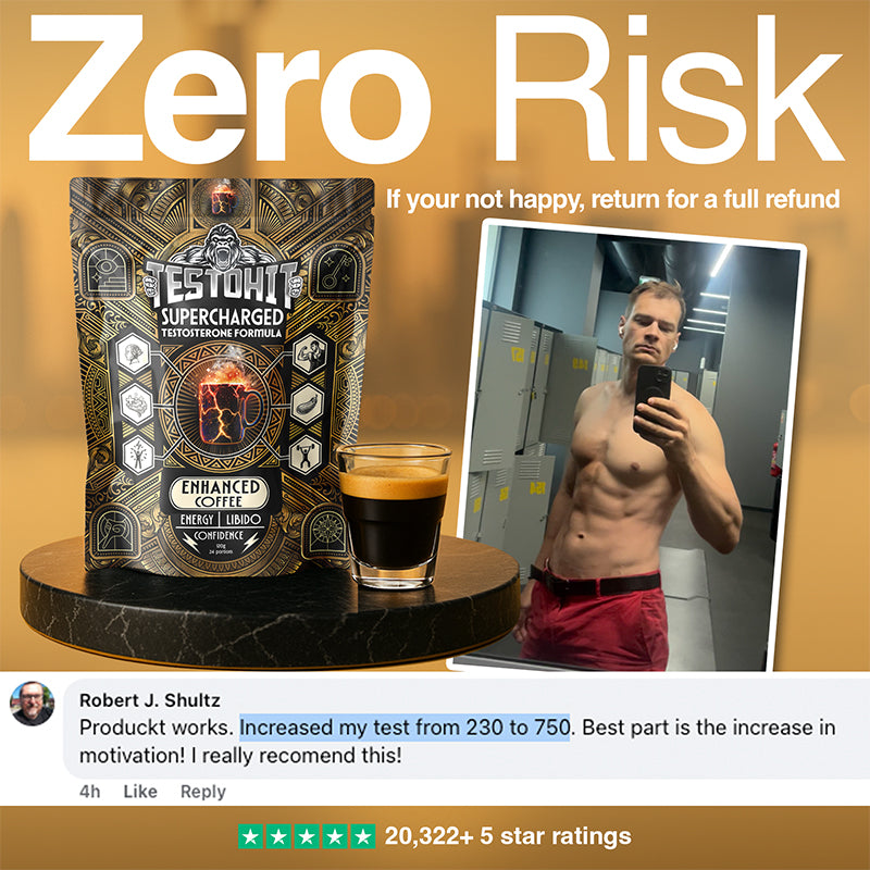SUPERCHARGED – Testosterone Support Drink for Men | COFFEE 2.0