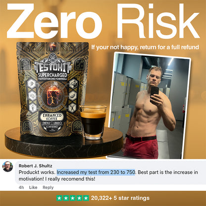 SUPERCHARGED – Testosterone Support Drink for Men | COFFEE 2.0
