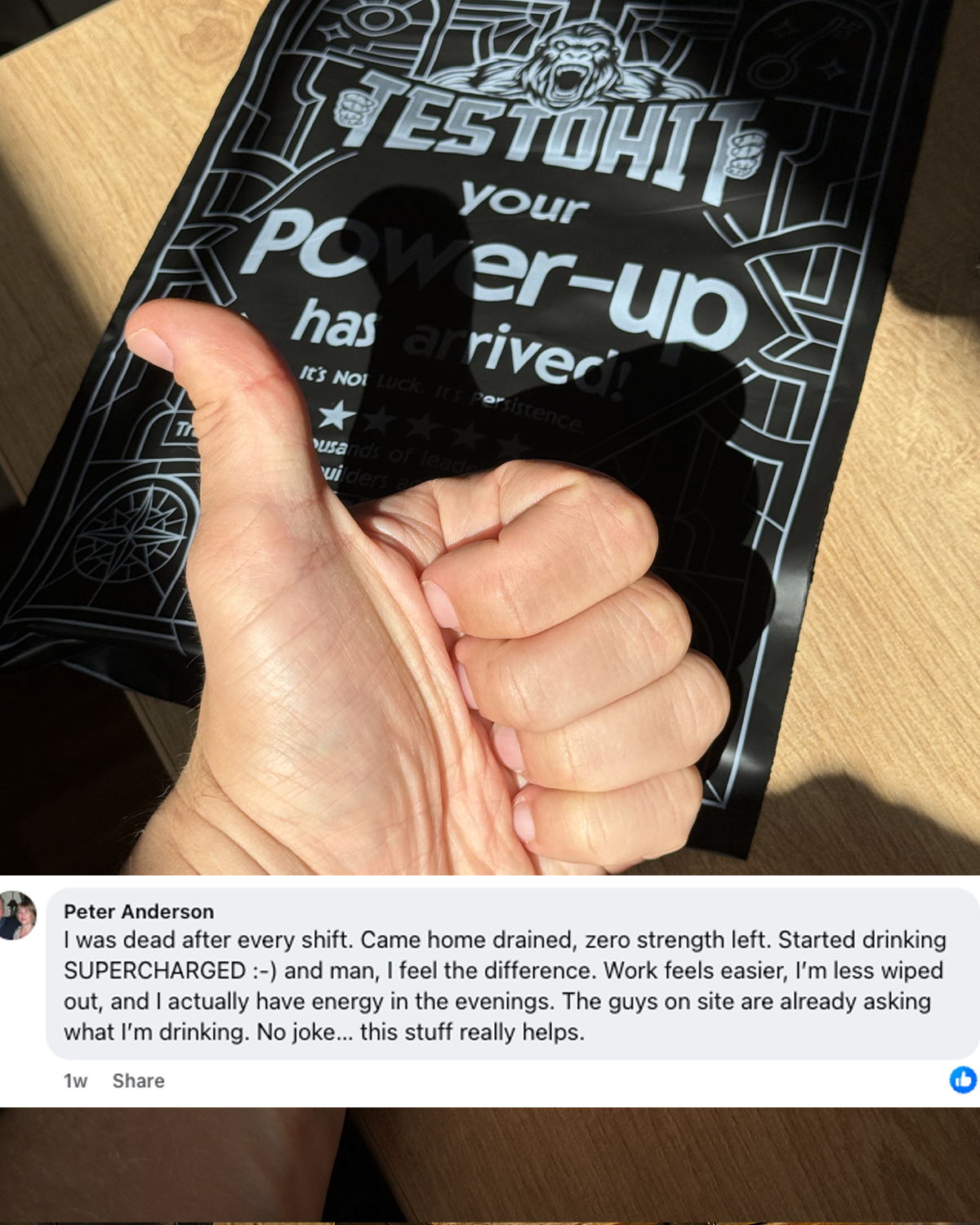 SUPERCHARGED for men over 30